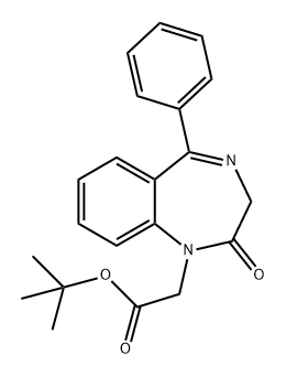 1,1-Dimethylethyl 2,3-dihydro-2-oxo-5-phenyl-1H-1,4-benzodiazepine-1-acetate