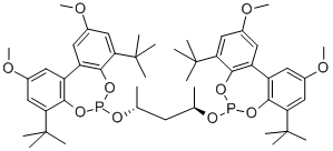 (+)-6,6'-{[(1R,3R)-1,3 - 二甲基- 1,3 基]双(氧)}双[4,8 - 双(叔丁基)-2,10 - 二甲氧基-丙二醇