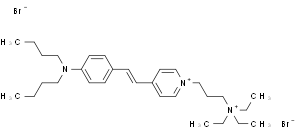 N-(3-三乙基铵丙基)-4-(4-(二丁基氨基)苯乙烯基)吡啶二溴盐