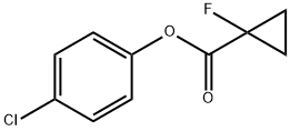 (4-chlorophenyl) 1-fluorocyclopropane-1-carboxylate