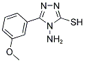 3H-1,2,4-Triazole-3-thione, 4-amino-2,4-dihydro-5-(3-methoxyphenyl)-