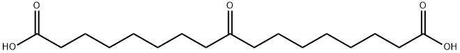 Heptadecanedioic acid, 9-oxo-