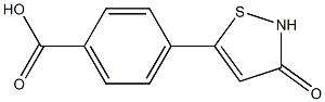 4-(3-oxo-2,3-dihydro-1,2-thiazol-5-yl)benzoic acid