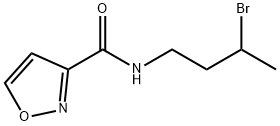 3-ISOXAZOLECARBOXAMIDE, N-(3-BROMOBUTYL)-