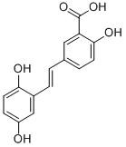 TRANS-1-(3'-CARBOXY-4'-HYDROXYPHENYL)-2-(2,5-DIHYDROXYPHENYL)ETHENE