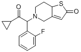 5-[2-环丙基-1-(2-氟苯基)-2-氧代乙基]-5,6,7,7A-四氢噻吩并[3,2-C]吡啶-2(4H)-酮