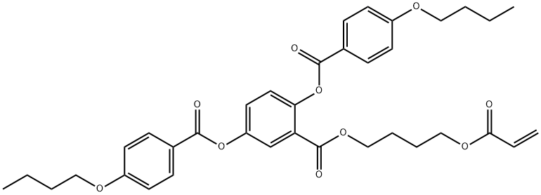 2-((4-(Acryloyloxy)butoxy)carbonyl)-1,4-phenylene bis(4-butoxybenzoate)