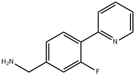 1-[3-fluoro-4-(pyridin-2-yl)phenyl]methanamine