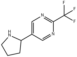 5-(pyrrolidin-2-yl)-2-(trifluoromethyl)pyrimidine