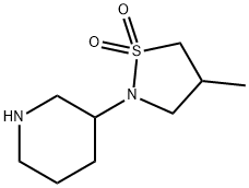 3-(4-甲基-1,1-二氧化-2-异噻唑烷基)-哌啶