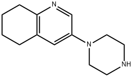 Quinoline, 5,6,7,8-tetrahydro-3-(1-piperazinyl)-