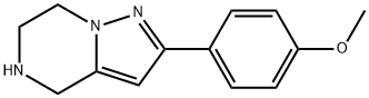 4,5,6,7-TETRAHYDRO-2-(4-METHOXYPHENYL)PYRAZOLO[1,5-A]PYRAZINE