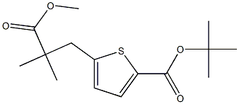 5-(3-甲氧基-2,2-二甲基-3-氧代丙基)噻吩-2-甲酸叔丁酯