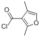 3-Furancarbonyl chloride, 2,4-dimethyl- (9CI)