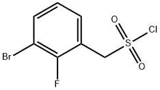 (3-bromo-2-fluorophenyl)methanesulfonyl chloride