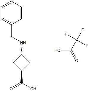 trans-3-(Benzylamino)cyclobutanecarboxylic acid compound with 2,2,2-trifluoroacetic acid (1:1)