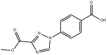 4-(3-methoxycarbonyl-1,2,4-triazol-1-yl)benzoic acid