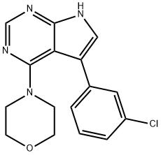 4-[5-(3-chlorophenyl)-7H-pyrrolo[2,3-d]pyrimidin-4-yl]morpholine