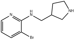 2-Pyridinamine, 3-bromo-N-(3-pyrrolidinylmethyl)-