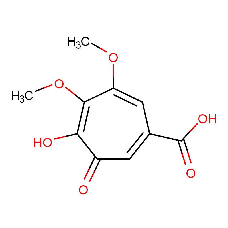 4-hydroxy-5,6-dimethoxy-3-oxocyclohepta-1,4,6-triene-1-carboxylic acid