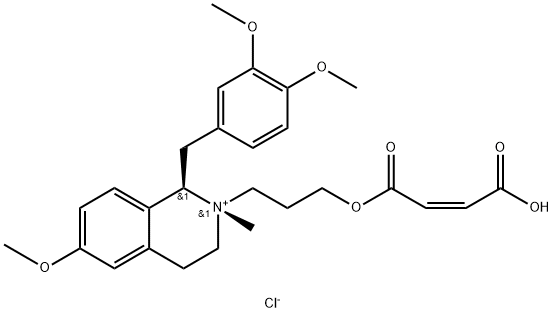(1R,2S)-2-(3-(((Z)-3-carboxyacryloyl)oxy)propyl)-6,7-dimethoxy-1-(4-methoxybenzyl)-2-methyl-1,2,3,4-tetrahydroisoquinolin-2-ium chloride