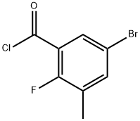 5-bromo-2-fluoro-3-methylbenzoyl chloride