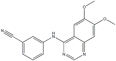 3-(6,7-dimethoxyquinazolin-4-ylamino)benzonitrile