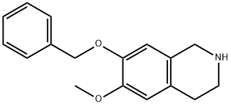 Isoquinoline, 1,2,3,4-tetrahydro-6-methoxy-7-(phenylmethoxy)-