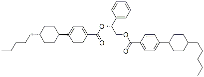 4-(trans-4-Pentylcyclohexyl)benzoic acid (1R)-1-phenyl-1,2-ethanediyl ester