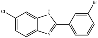 1H-Benzimidazole, 2-(3-bromophenyl)-6-chloro-