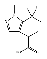 2-[1-methyl-5-(trifluoromethyl)-1H-pyrazol-4-yl]pr opanoic acid