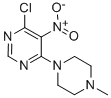 4-氯-6-(4-甲基-1-哌嗪)-5-硝基嘧啶