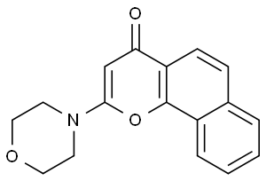 2-(4-吗啉基)-4H-萘并[1,2-B]吡喃-4-酮