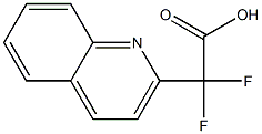 2-Quinolineacetic acid, α,α-difluoro-