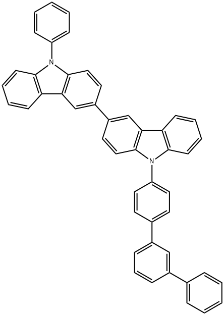 N-苯基-N'-(4-间三联苯基)-3,3'-双咔唑