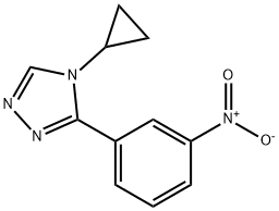 4-cyclopropyl-3-(3-nitrophenyl)-4H-1,2,4-triazole