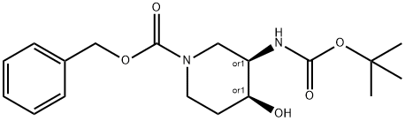 (3S,4R)-3-((叔丁氧基羰基)氨基)-4-羟基哌啶-1-羧酸苄酯