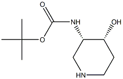 N-[(3S,4R)-4-羟基哌啶-3-基]氨基甲酸叔丁酯