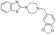 2-(1-(4-piperonyl)piperazinyl)benzothiazole