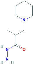 1-Piperidinepropanoic acid, α-methyl-, hydrazide