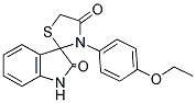 3-(4-ETHOXYPHENYL)SPIRO[1,3-THIAZOLIDINE-2,3'-INDOLINE]-4,7-DIONE