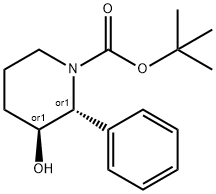 rel-tert-butyl (2R,3S)-3-hydroxy-2-phenylpiperidine-1-carboxylate