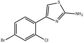 4-(4-bromo-2-chlorophenyl)-1,3-thiazol-2-amine