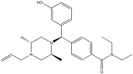 4-((R)-((2S,5R)-4-allyl-2,5-diMethylpiperazin-1-yl)(3-hydroxyphenyl)Methyl)-N,N-diethylbenzaMide