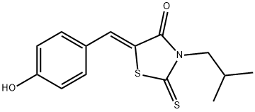 (Z)-5-(4-Hydroxybenzylidene)-3-isobutyl-2-thioxothiazolidin-4-one