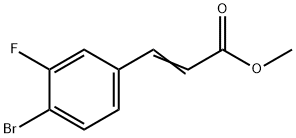 2-Propenoic acid, 3-(4-bromo-3-fluorophenyl)-, methyl ester