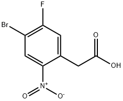 Benzeneacetic acid, 4-bromo-5-fluoro-2-nitro-