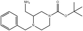 tert-butyl 3-(aminomethyl)-4-benzylpiperazine-1-carboxylat