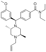 (+)-4-[(αr)-α-((2s,5r)-4-allyl-2,5-dimethyl-1-piperazinyl)-3-methoxybenzyl]-n,n-diethylbenzamide