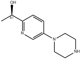 2-Pyridinemethanol, α-methyl-5-(1-piperazinyl)-, (αR)-